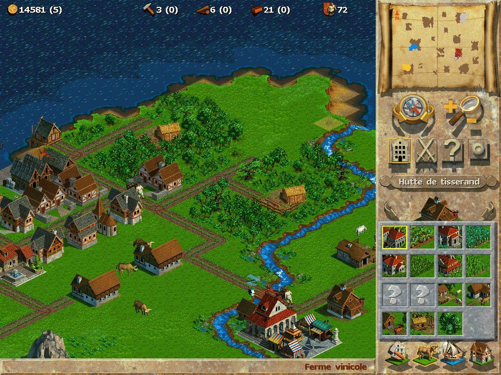 Anno 1602: Creation of a New World (Windows) screenshot: Build your own colony.