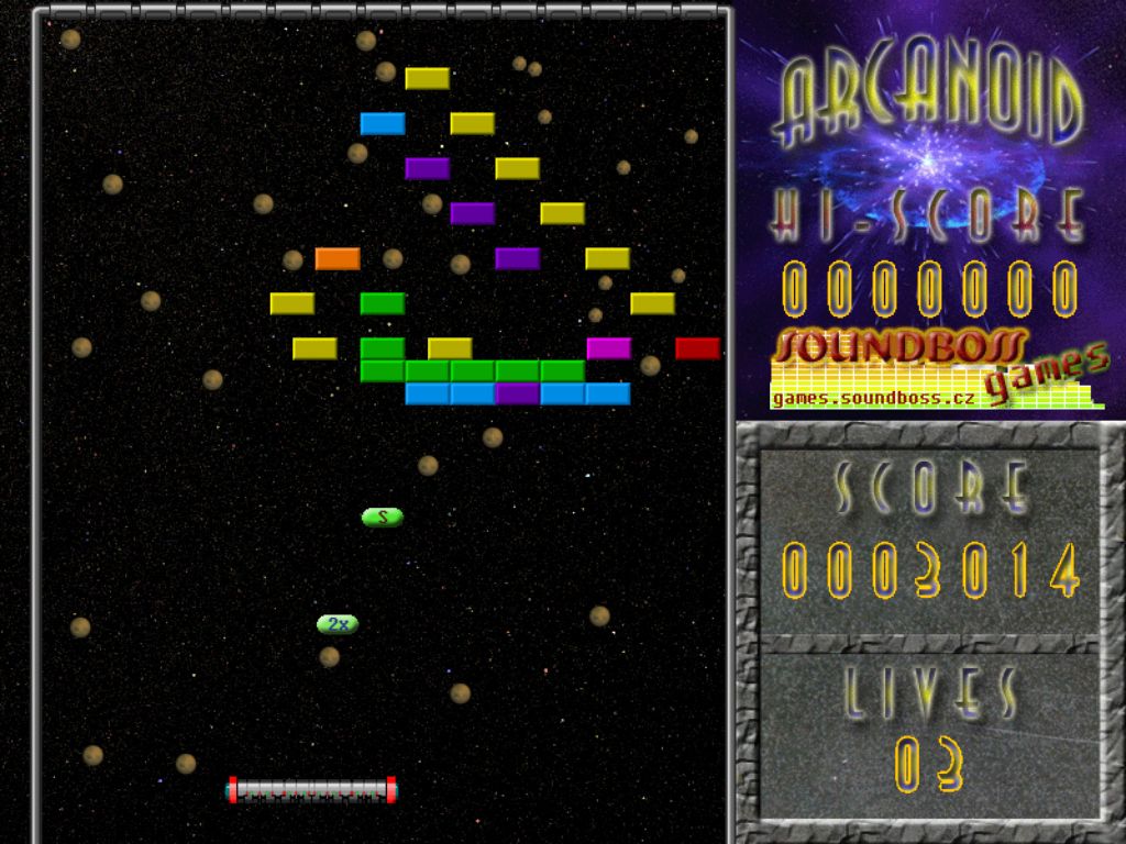 Arcanoid (Windows) screenshot: Another Multiball - but that's more like crazy ball