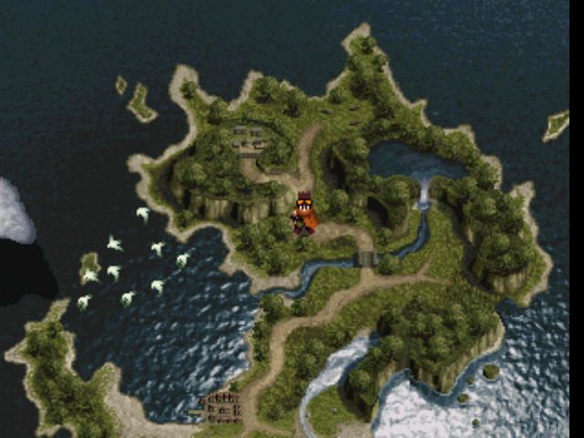 Arc the Lad III (PlayStation) screenshot: World map