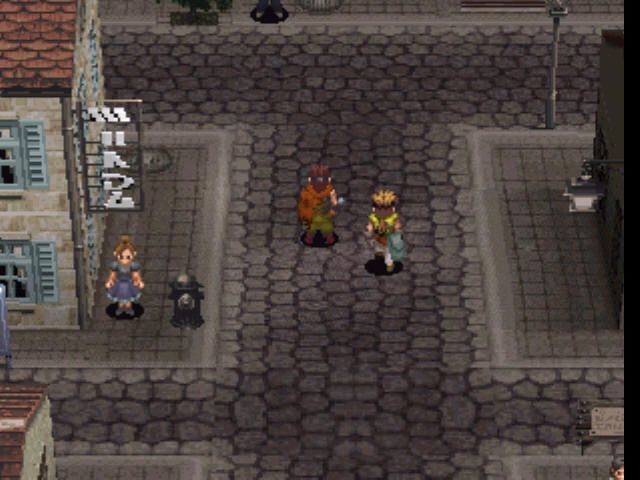 Arc the Lad III (PlayStation) screenshot: City