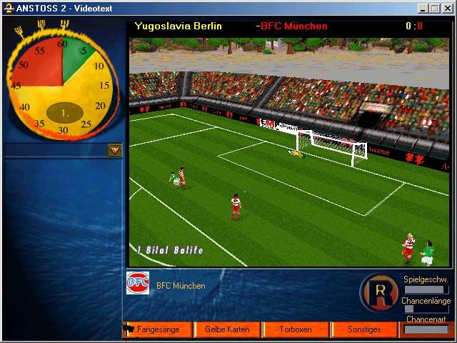 Screenshot of Anstoss 2: Der Fußballmanager (Windows, 1997) - MobyGames