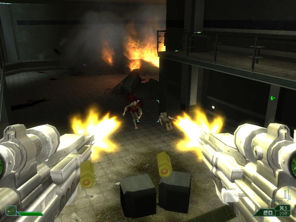 Area-51 (Windows) screenshot: Die mutant! Die!