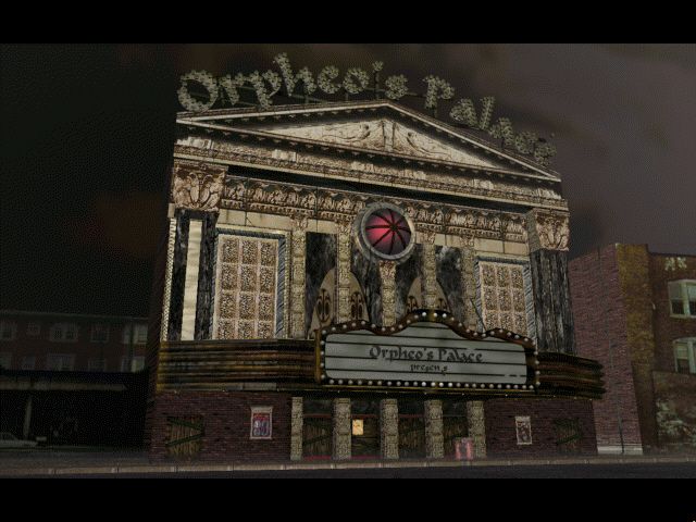 Are You Afraid of the Dark? The Tale of Orpheo's Curse (DOS) screenshot: The Orpheo's Palace Theater