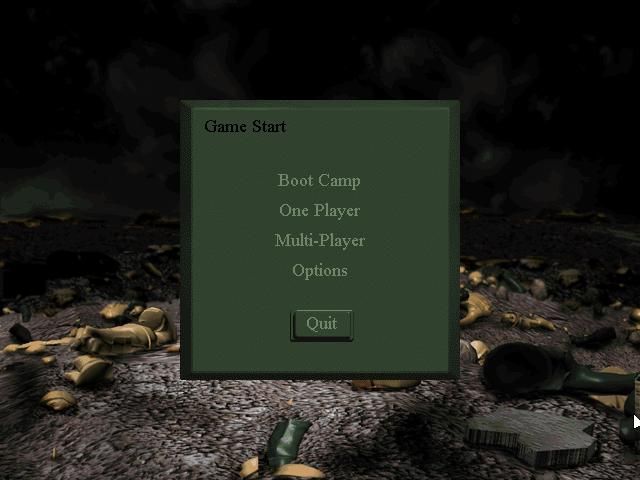 Army Men (Windows) screenshot: Main Menu