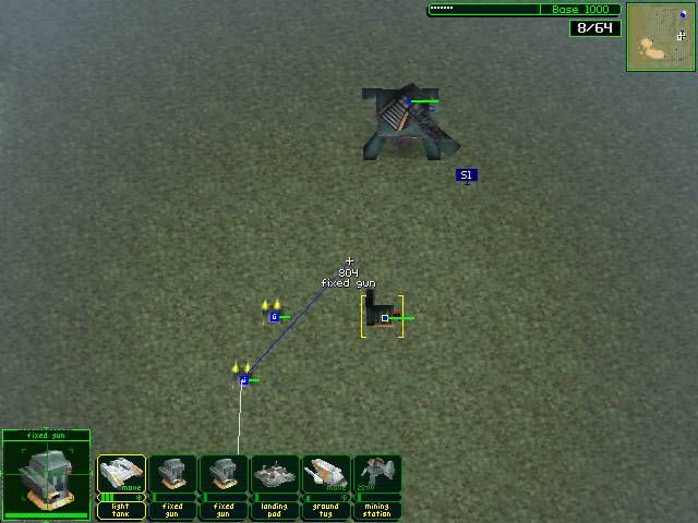 Armor Command (Windows) screenshot: One of the two "overhead" views.