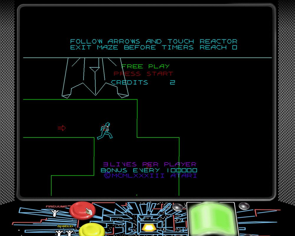 Atari: 80 Classic Games in One! (Windows) screenshot: Major Havoc