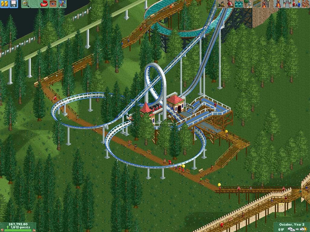 Screenshot of RollerCoaster Tycoon 2 (Windows, 2002) - MobyGames
