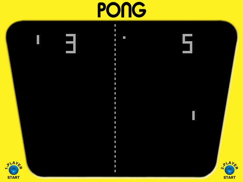 Atari: 80 Classic Games in One! (Windows) screenshot: Pong - The original video game
