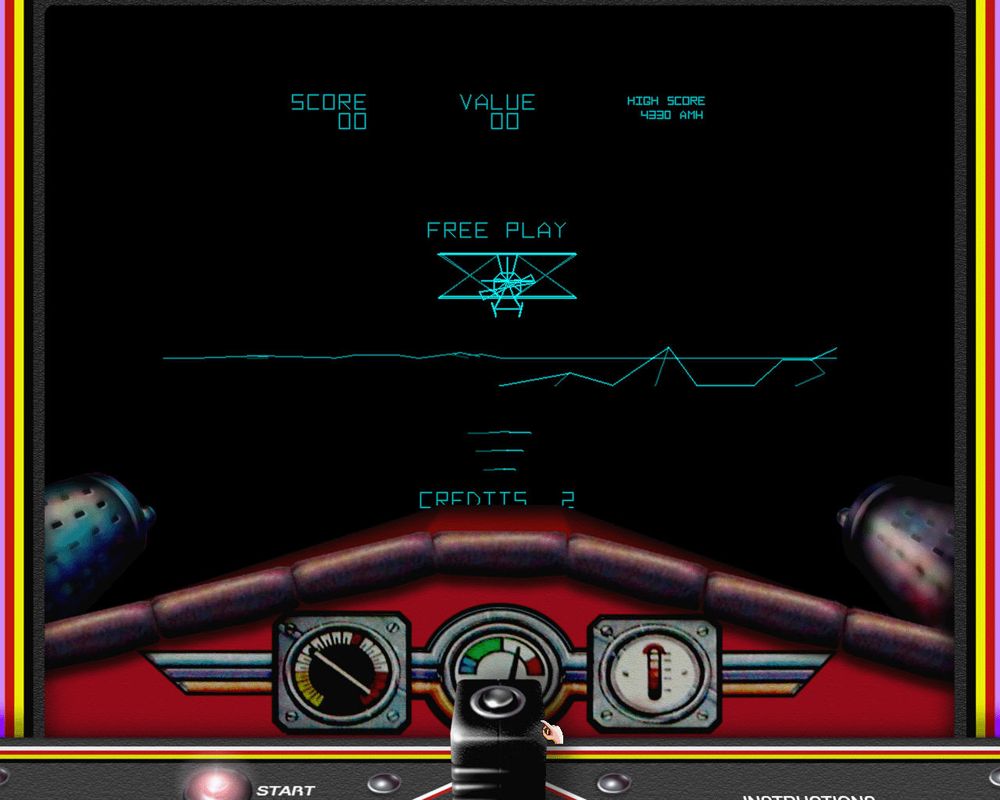 Atari: 80 Classic Games in One! (Windows) screenshot: Long before Flight Simulator there was Red Baron.
