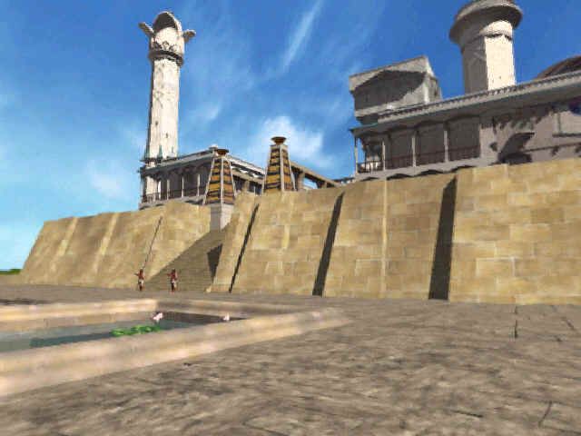 Atlantis: The Lost Tales (Windows) screenshot: Here you begin