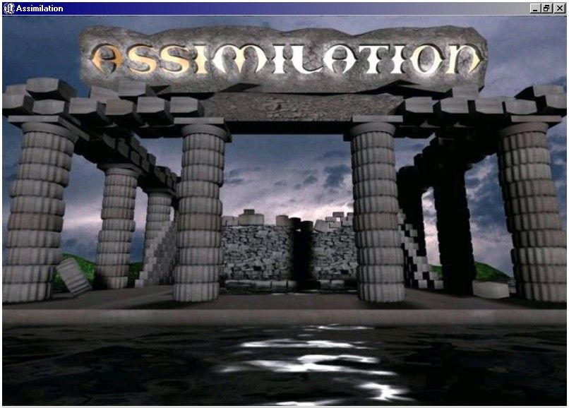 Assimilation (Windows) screenshot: The main title page.