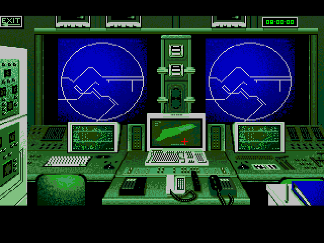 AV-8B Harrier Assault (Amiga) screenshot: Tactical Control Centre