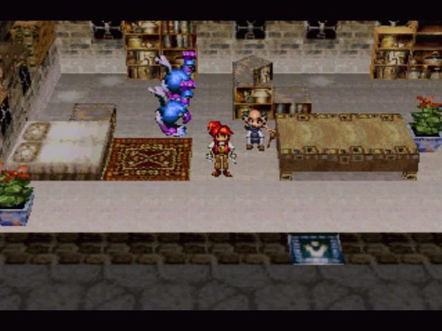 Azure Dreams (PlayStation) screenshot: Those are horses?!