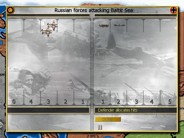 Axis & Allies: Iron Blitz (Windows) screenshot: Combat