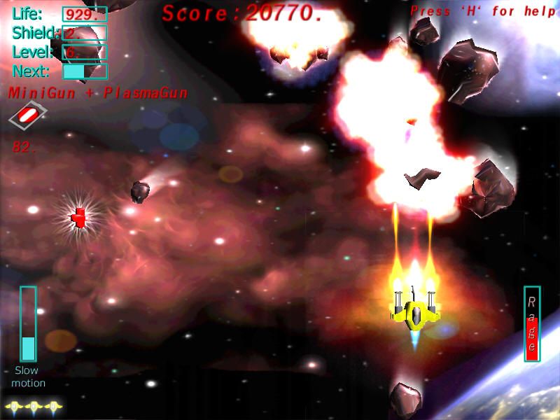 Back to Earth (Windows) screenshot: Rage combined with slow-motion!