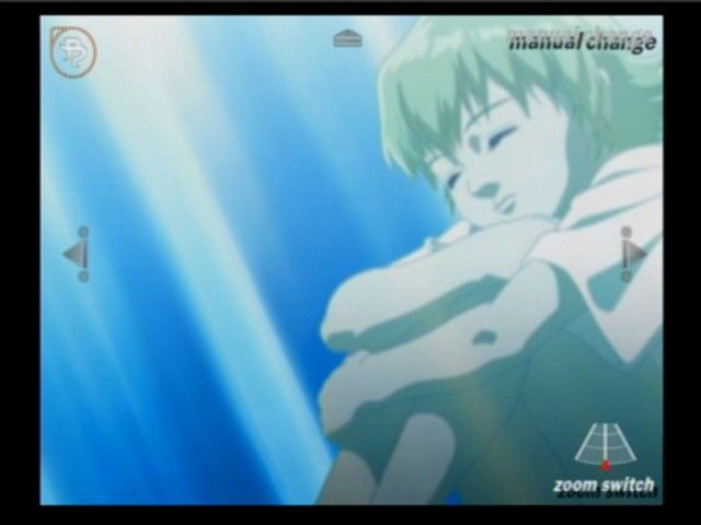 Visual Mix: Ayumi Hamasaki Dome Tour 2001 (PlayStation 2) screenshot: Certain effects let you enter solid (as in non-transparent) anime mode