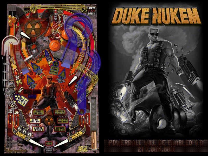 Balls of Steel (Windows) screenshot: Duke Nukem