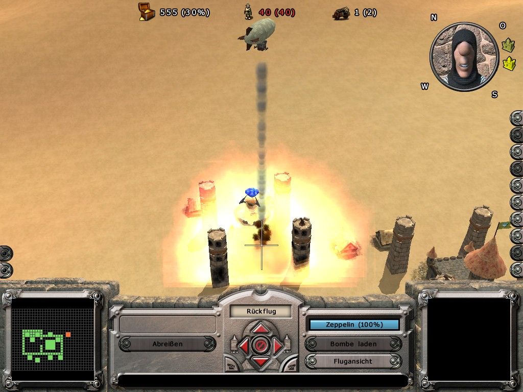 Ballerburg: Castle Siege (Windows) screenshot: ... mission accomplished :)
