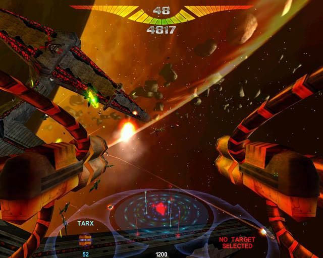 Bang! Gunship Elite (Windows) screenshot: Ships and asteroids dont mix