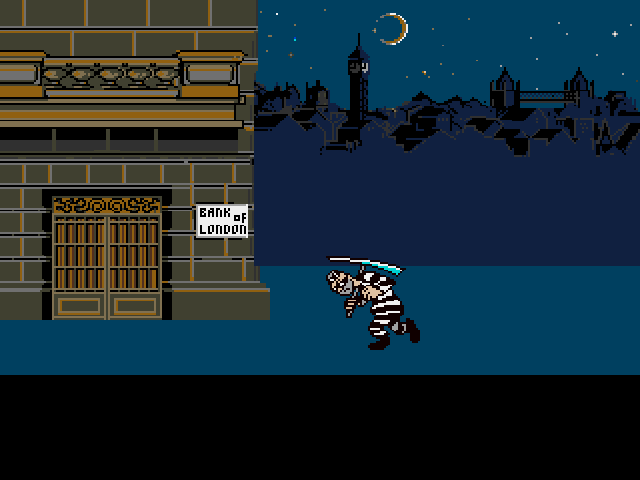 Bank Buster (Amiga) screenshot: Animation