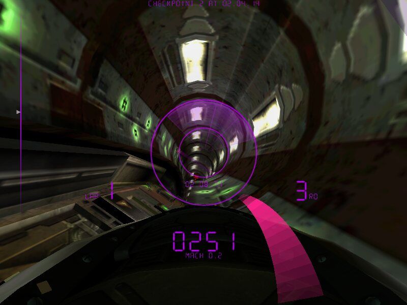 Ballistics (Windows) screenshot: Inner curve