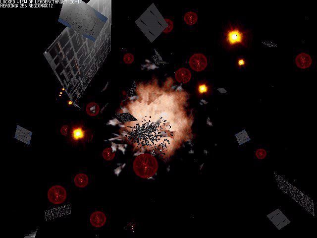 Battlecruiser 3000AD v2.0 (Windows) screenshot: Explosion View