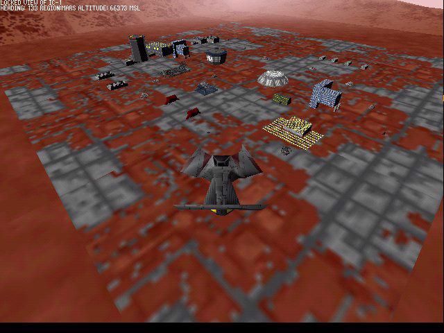 Battlecruiser 3000AD v2.0 (Windows) screenshot: Planetside View