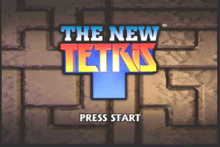 The New Tetris (Nintendo 64) screenshot: Title Screen