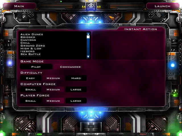 Battlezone II: Combat Commander (Windows) screenshot: setting up multi-player