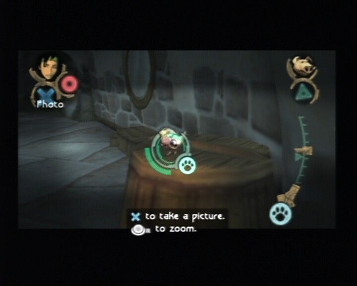 Beyond Good & Evil (PlayStation 2) screenshot: You'll need money to buy items, and getting photos of various species might just have the right buyer.