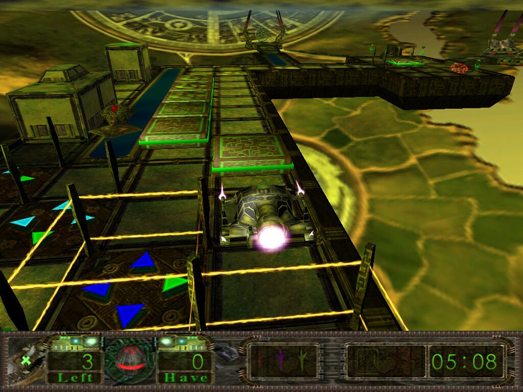 Alien Logic (Windows) screenshot: Navigating the level.