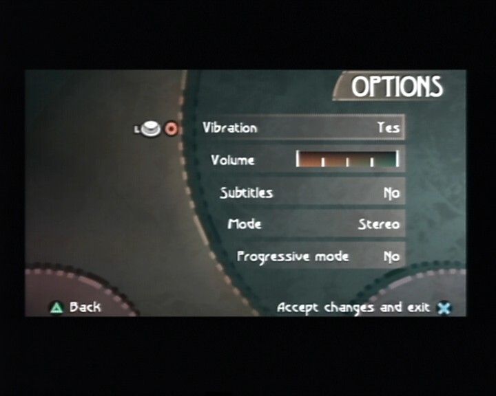 Beyond Good & Evil (PlayStation 2) screenshot: Adjusting the game options.