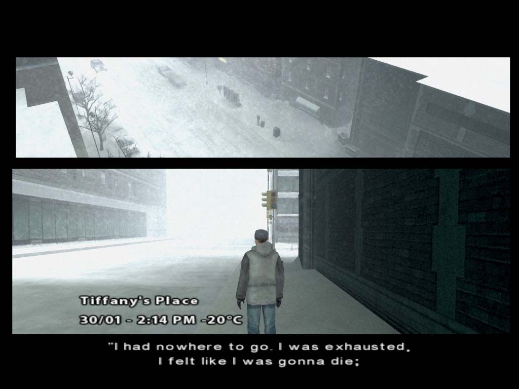 Indigo Prophecy (Windows) screenshot: Lucas on the run