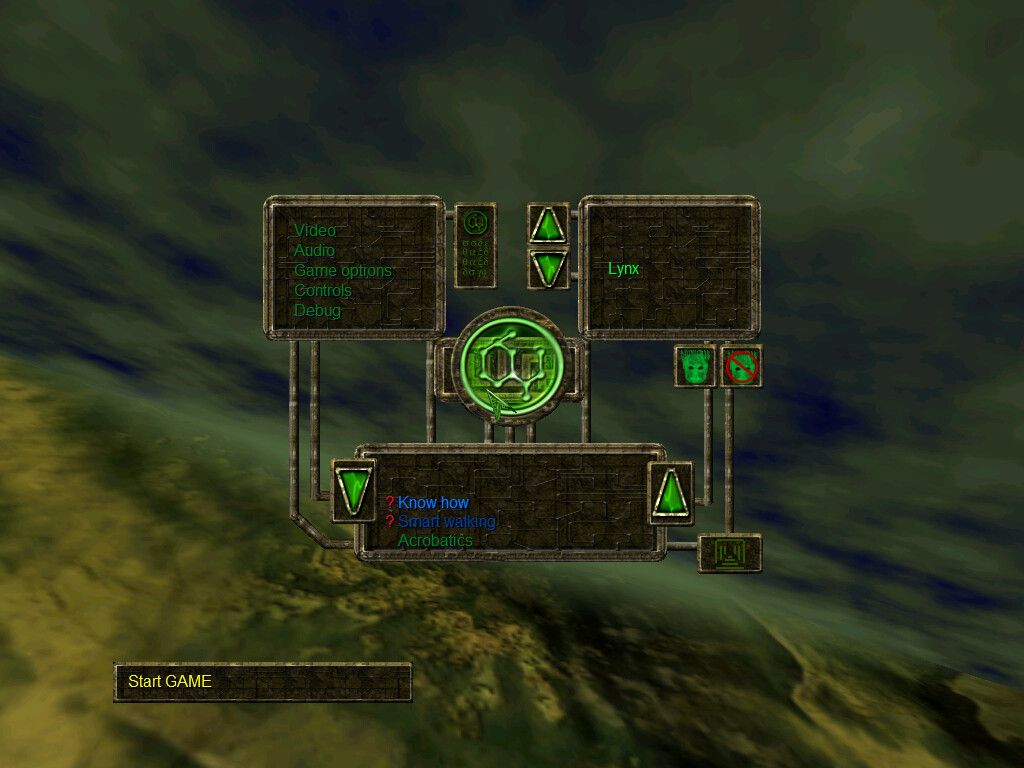 Alien Logic (Windows) screenshot: Main menu