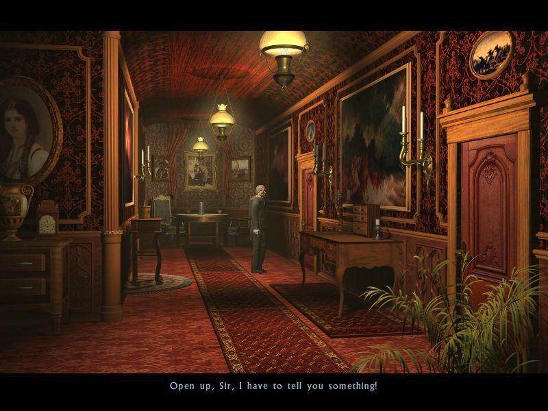 The Black Mirror (Windows) screenshot: Even the hallways are interesting.