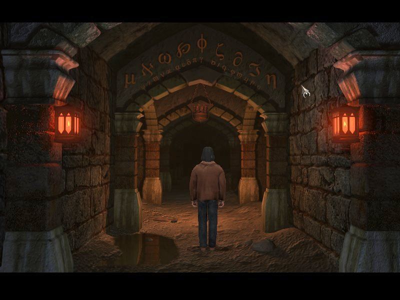 The Black Mirror (Windows) screenshot: Entering the Catacombs