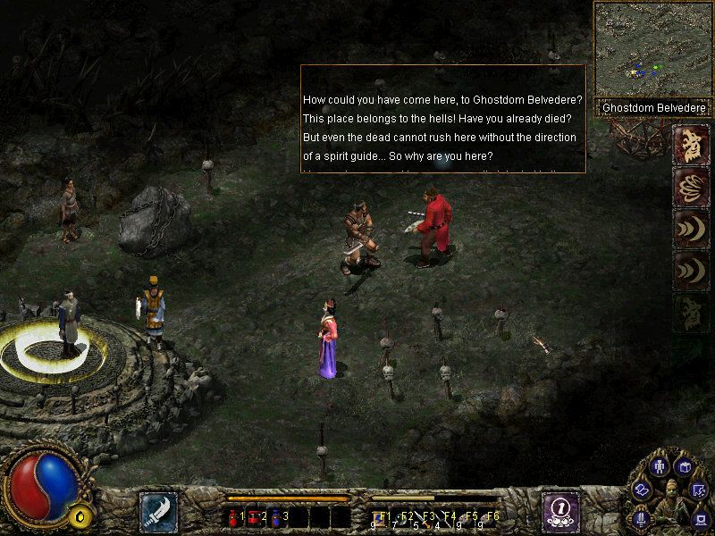 Blade & Sword (Windows) screenshot: Chapter 3 takes place in the Demon Realm.