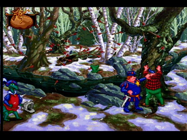 Blazing Dragons (PlayStation) screenshot: Medieval Fuzz