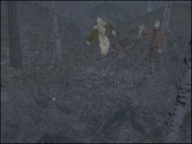 Blair Witch: Volume II - The Legend of Coffin Rock (Windows) screenshot: a ghostly apparition