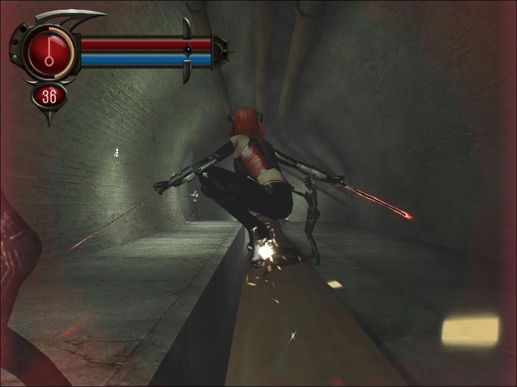 BloodRayne 2 (Windows) screenshot: You saw the blades. What did you think was gonna happen.