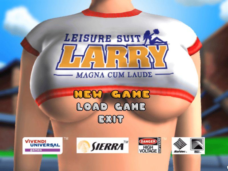 Leisure Suit Larry: Magna Cum Laude (Uncut and Uncensored!) (Windows) screenshot: Game Main Menu screen