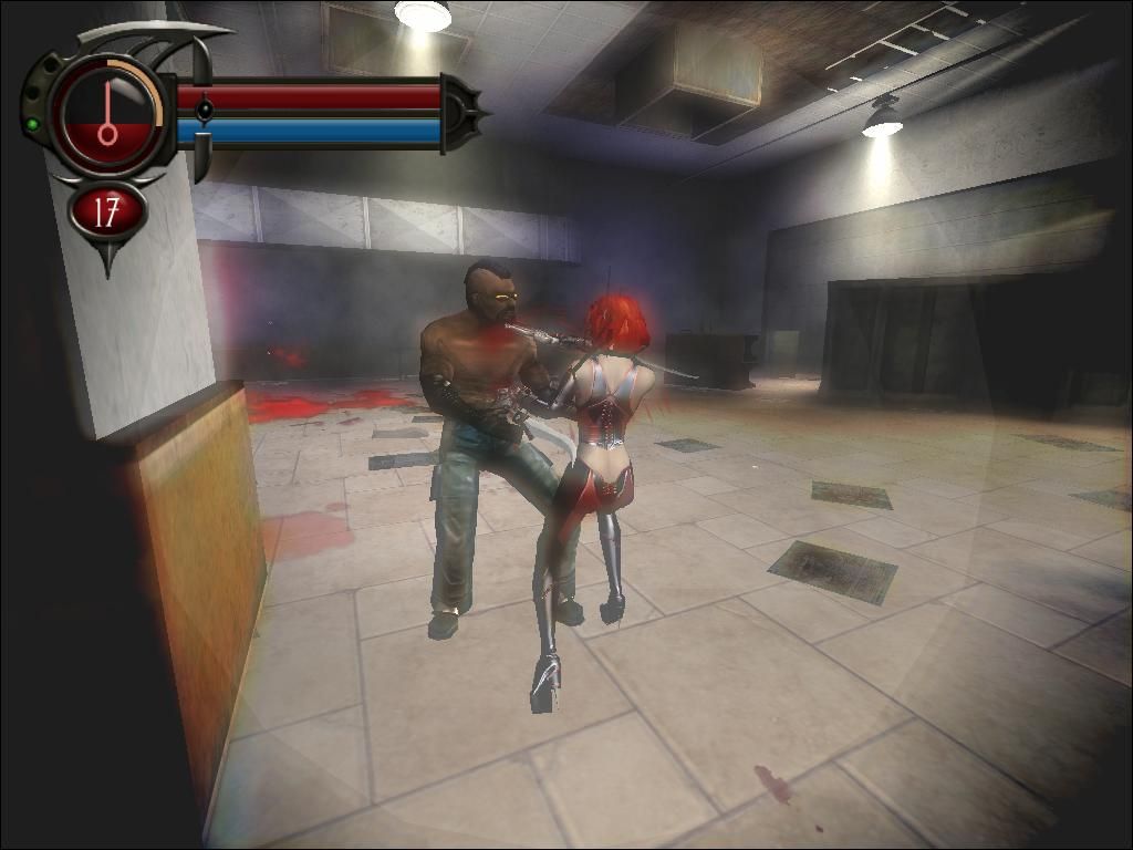 BloodRayne 2 (Windows) screenshot: Reloading Dragonpistols.