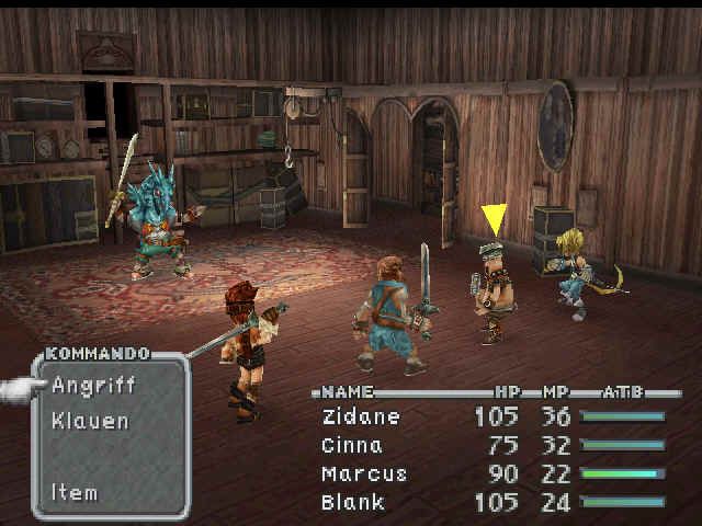 Final Fantasy IX (PlayStation) screenshot: Battle