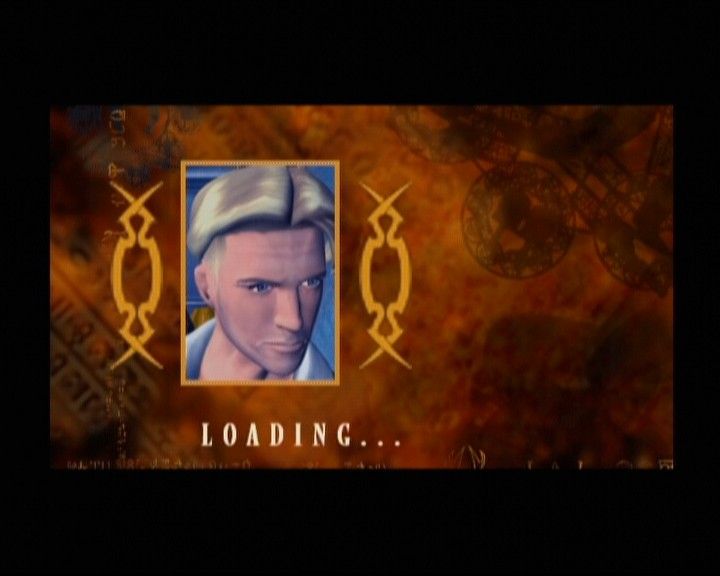 Broken Sword: The Sleeping Dragon (Xbox) screenshot: One of the many loading screens that will become the root of all your nightmares.