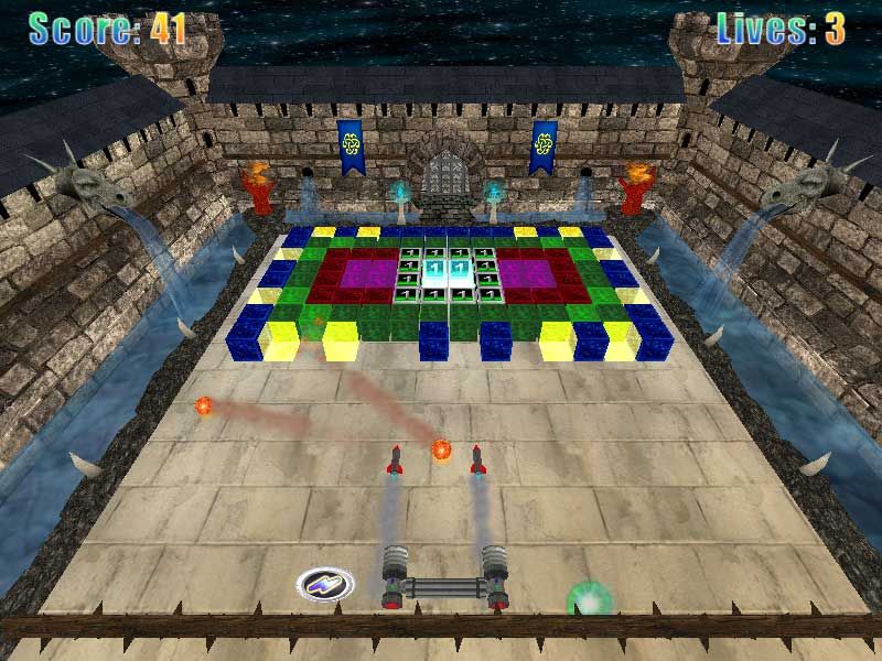 Brixout XP (Windows) screenshot: Dragon Fortress