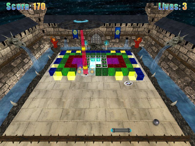 Brixout XP (Windows) screenshot: Power up - ufo help