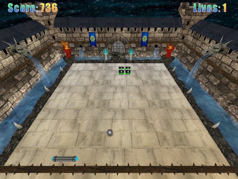 Brixout XP (Windows) screenshot: Very difficult to hit those two