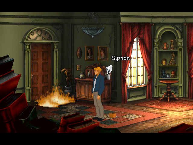 Broken Sword: The Smoking Mirror (Windows) screenshot: Like this you pick up things