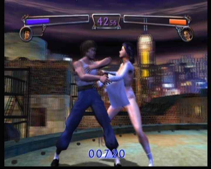 Bruce Lee: Quest of the Dragon (Xbox) screenshot: Mastering advanced moves will let you intercept enemy kicks and use them to your advantage