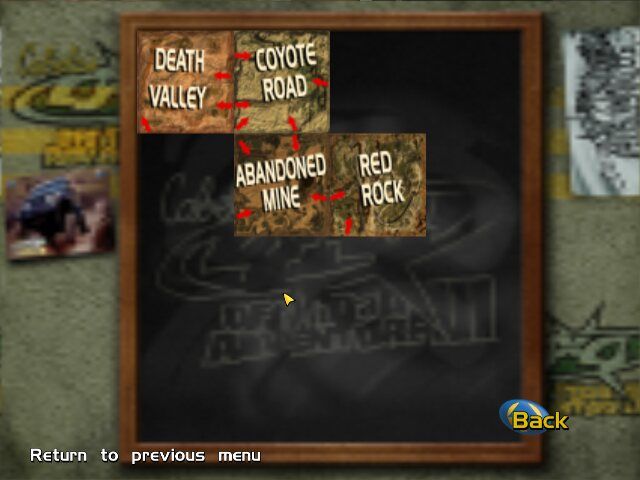 Cabela's 4x4 Off-Road Adventure III (Windows) screenshot: Visited maps